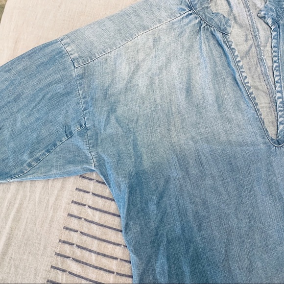 Anthroplogie Cloth & Stone blouse denim New - Picture 5 of 5